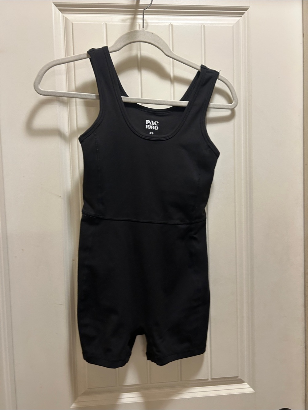 PAC 1980 Black Athletic Romper